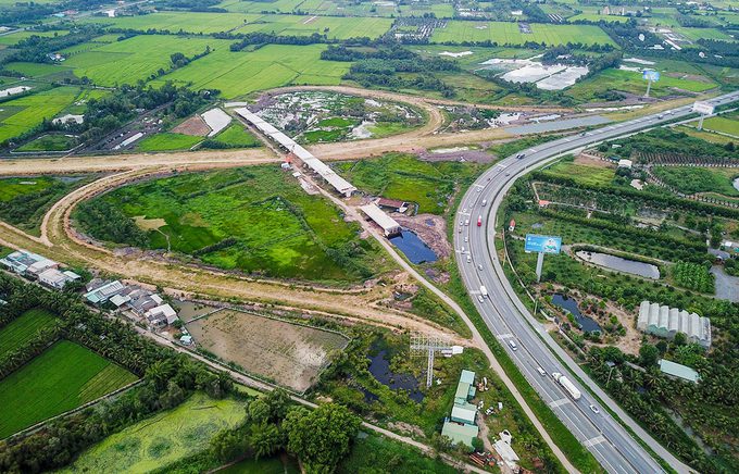 Cao tốc Trung Lương – Mỹ Thuận hoàn thành 50%