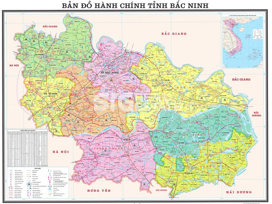 Bản đồ quy hoạch tỉnh Bắc Ninh 1