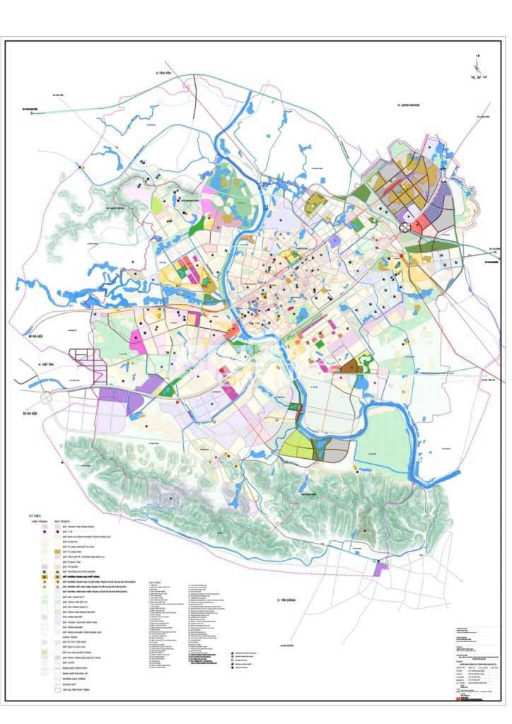 Bản đồ quy hoạch tỉnh Bắc Giang đến năm 2030 chi tiết nhất