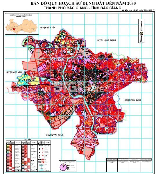 Bản đồ quy hoạch tỉnh Bắc Giang 4