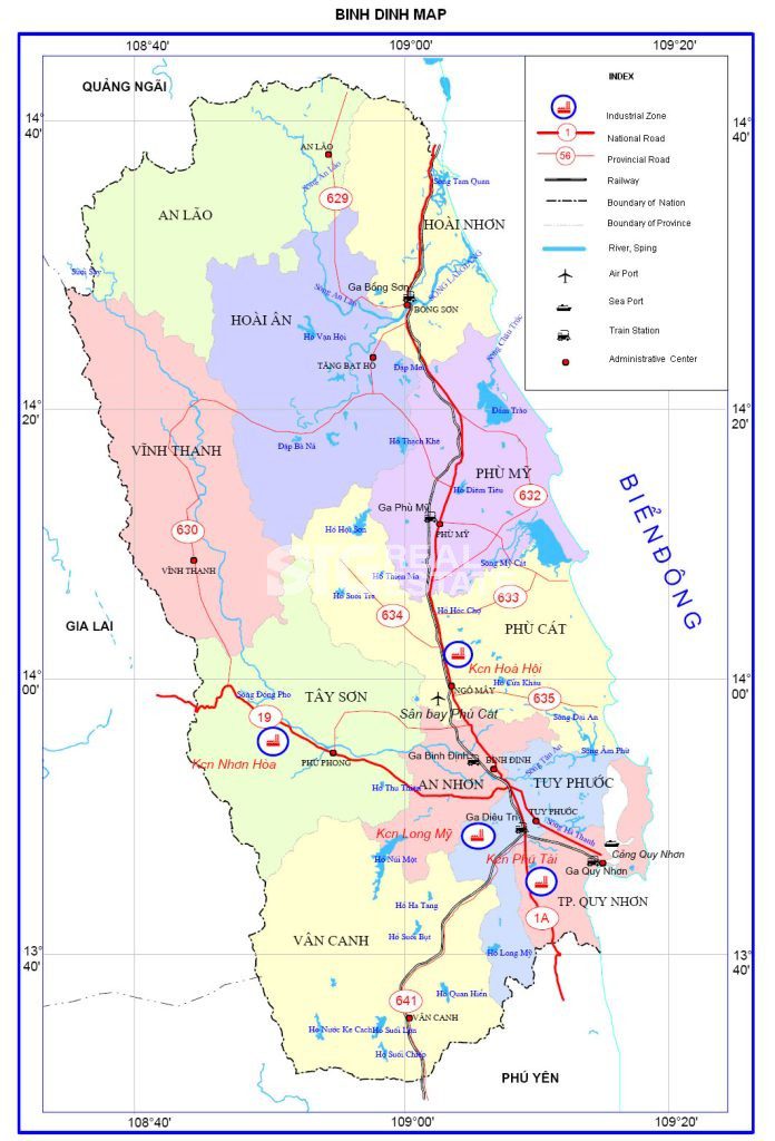 Bản đồ quy hoạch tỉnh Bình Định 1