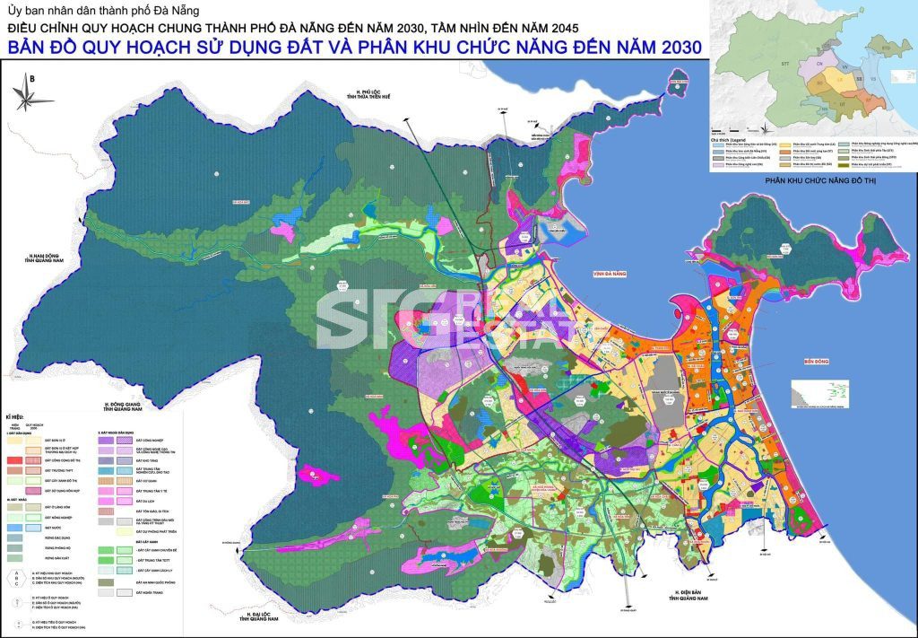 Bản đồ quy hoạch Thành phố Đà Nẵng 1