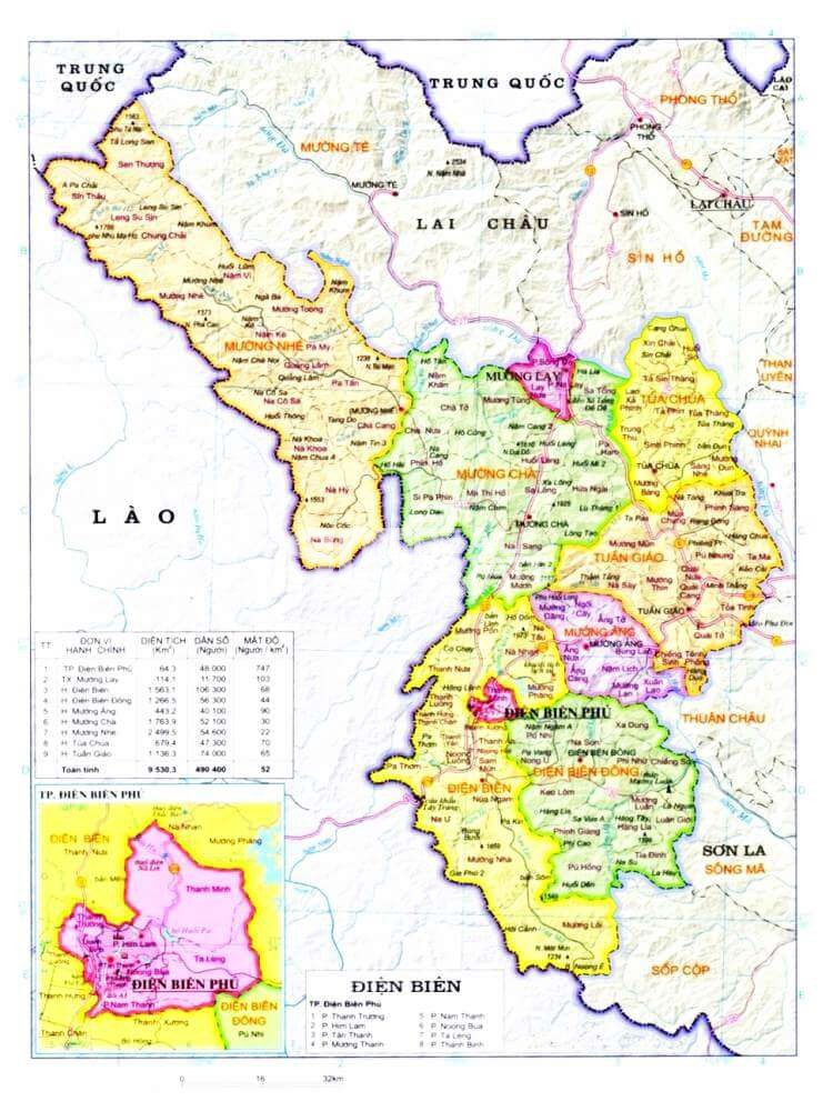Bản đồ quy hoạch tỉnh Điện Biên 1