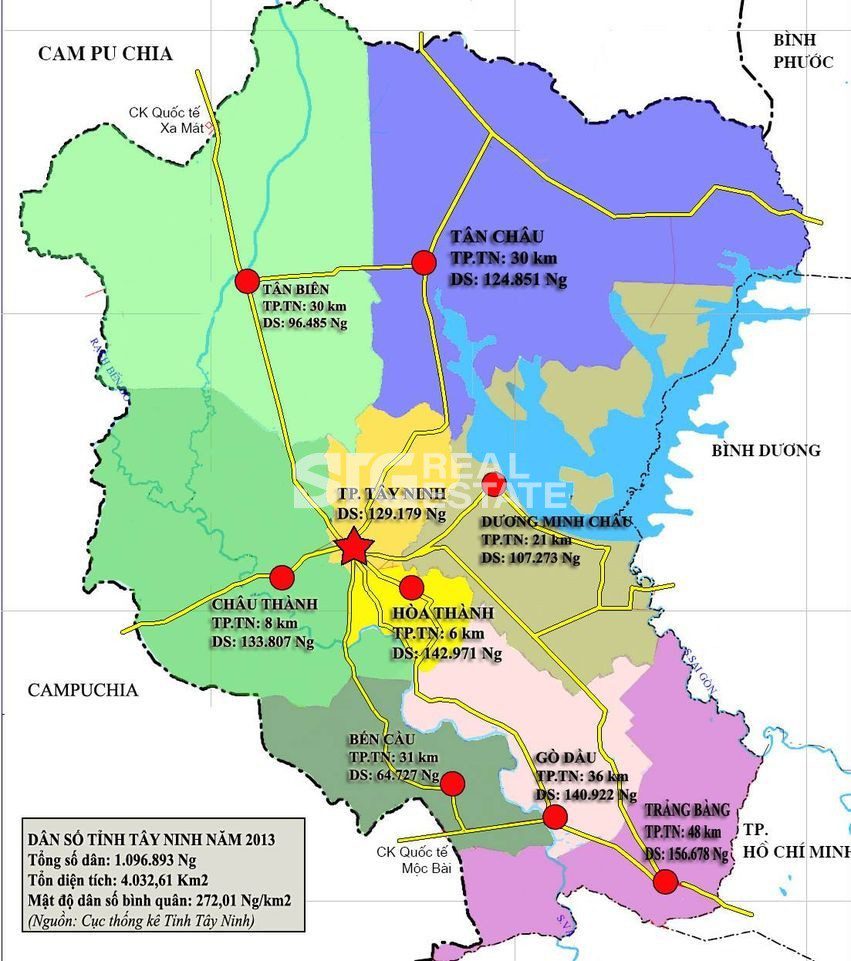 Bản đồ quy hoạch tỉnh Tây Ninh 3