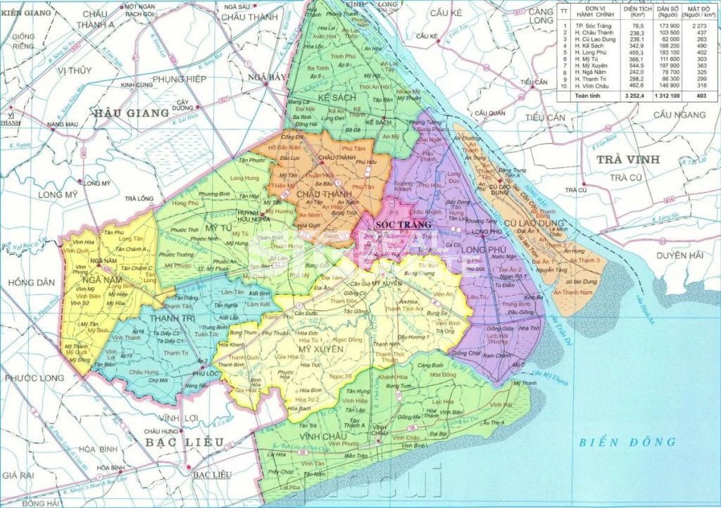 Bản đồ quy hoạch tỉnh Sóc Trăng năm 2022 (Chi tiết nhất)