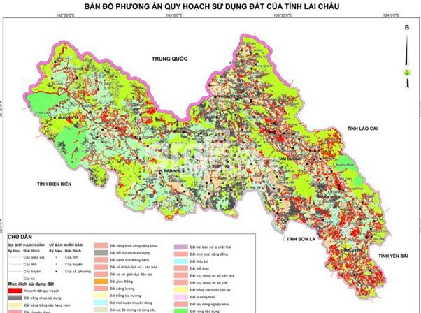 Bản đồ quy hoạch tỉnh Lai Châu năm 2022 mới nhất