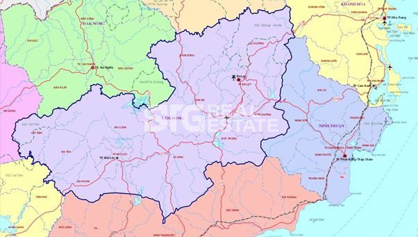 Bản đồ quy hoạch tỉnh Lâm Đồng 2