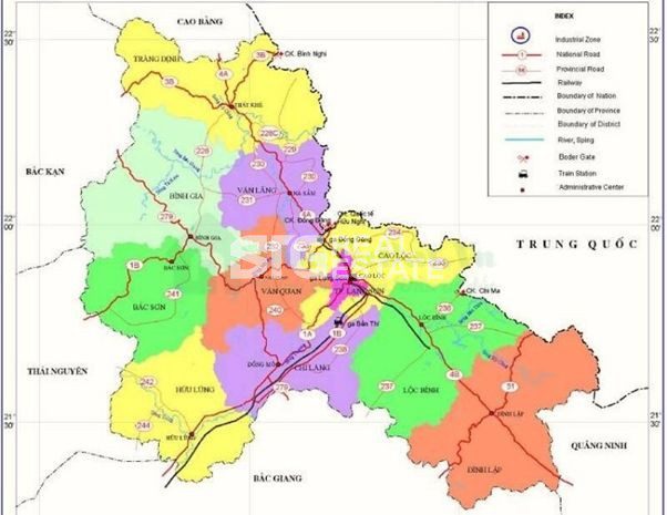 Bản đồ quy hoạch tỉnh Lạng Sơn 2