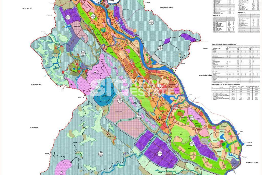 Bản đồ quy hoạch tỉnh Lào Cai 2