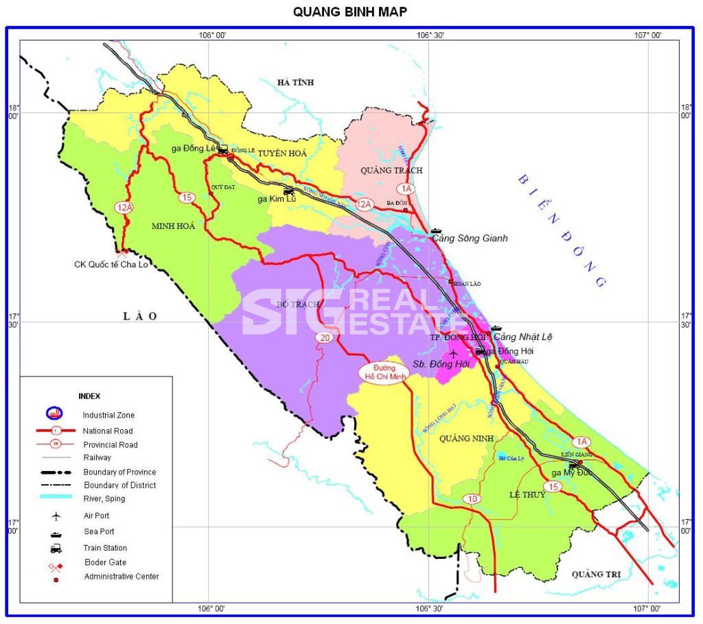 Bản đồ quy hoạch tỉnh Quảng Bình 1