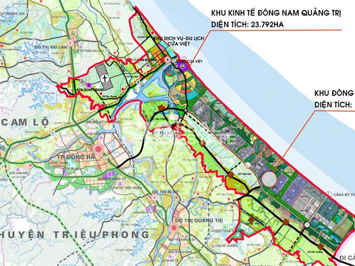 Cập nhật thông tin bản đồ quy hoạch tỉnh Quảng Trị (Mới nhất)