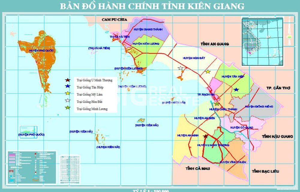 Bản đồ quy hoạch tỉnh Kiên Giang 2