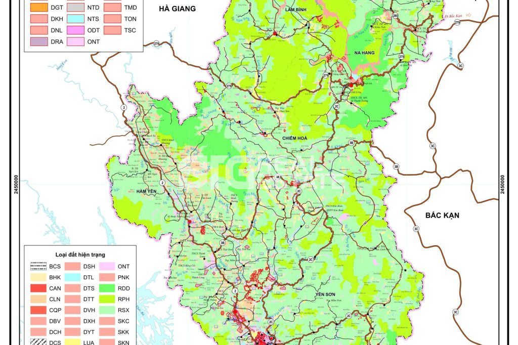 Bản đồ quy hoạch tỉnh Tuyên Quang 3