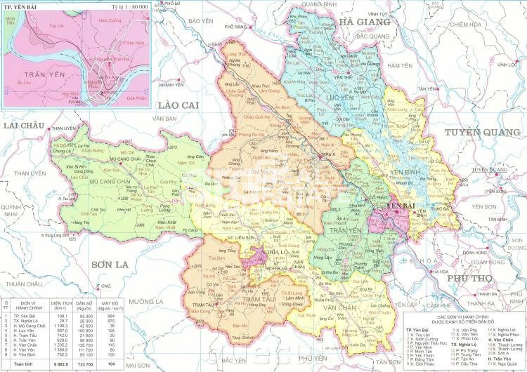 Thông tin bản đồ quy hoạch tỉnh Yên Bái mới nhất 2022