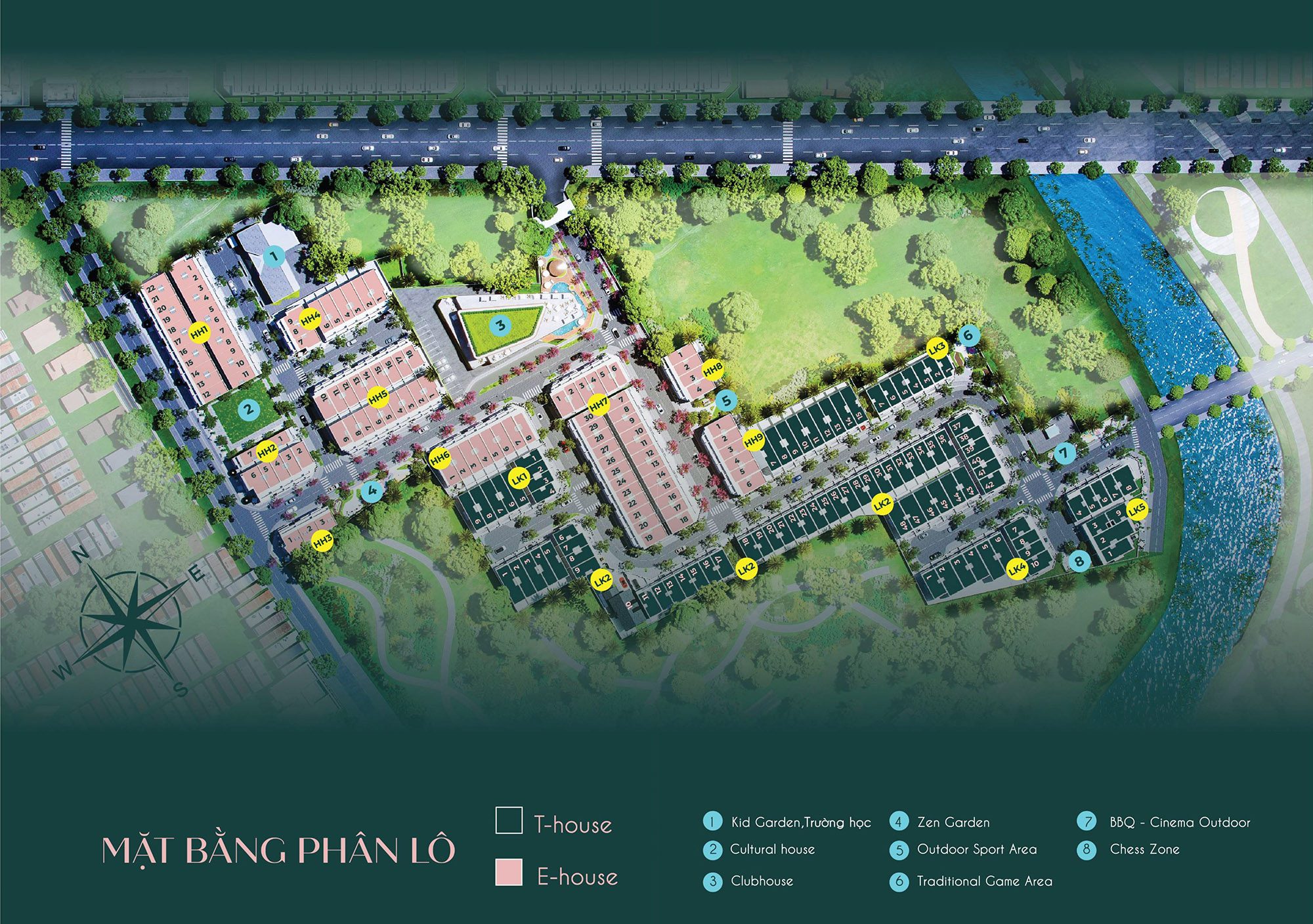 Map Xuân Thảo Residence - STG Real Estate
