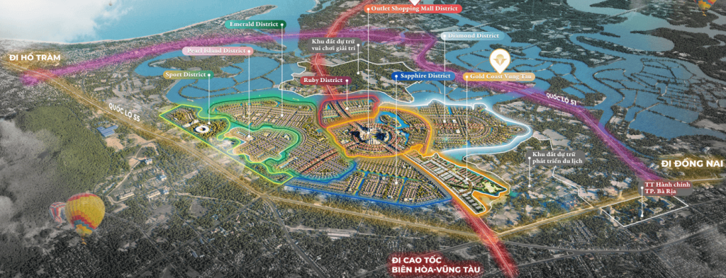 Mặt bằng Gold Coast Vung Tau