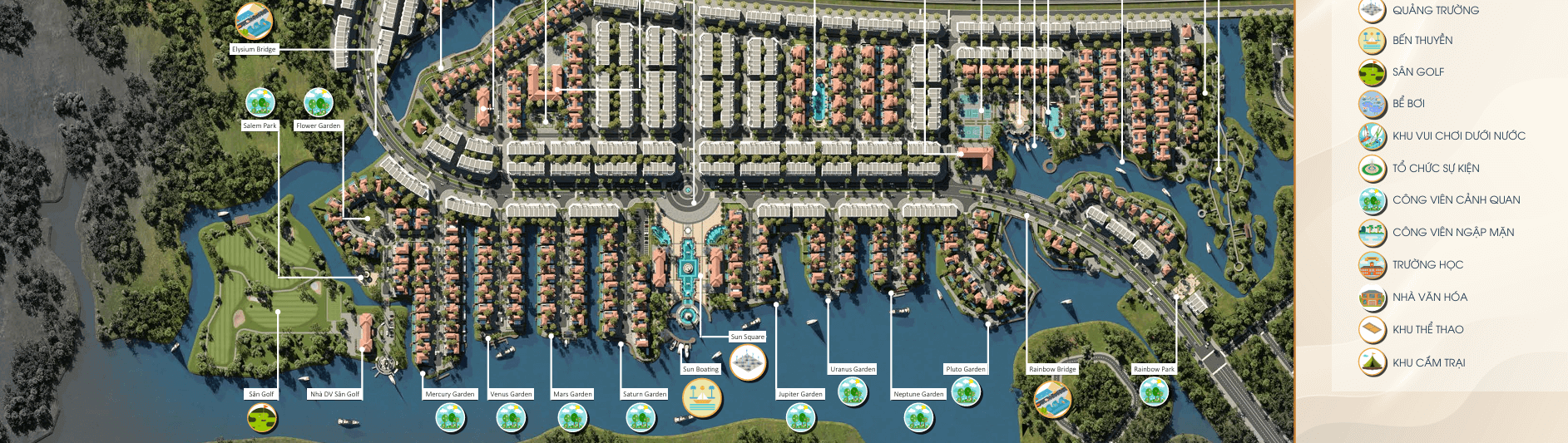Map Gold Coast Vung Tau - STG Real Estate