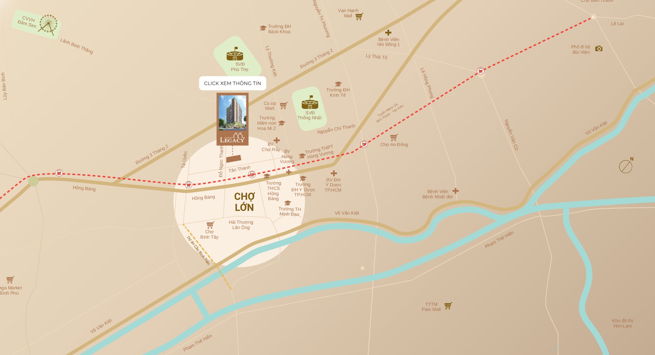 Bản đồ LEGACY 66 - STG Real Estate